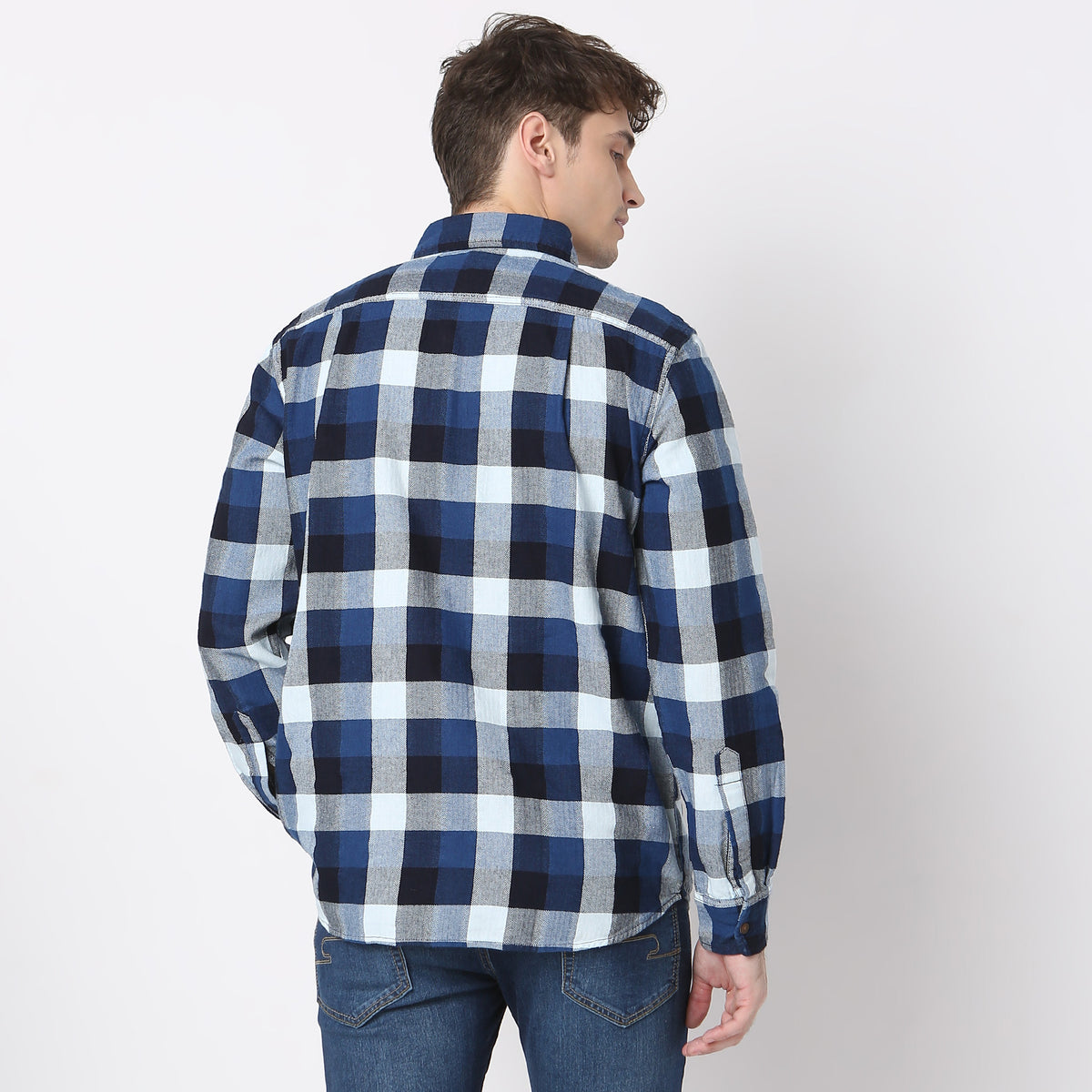 Checkered Modern Indigo Cruiser Shirt