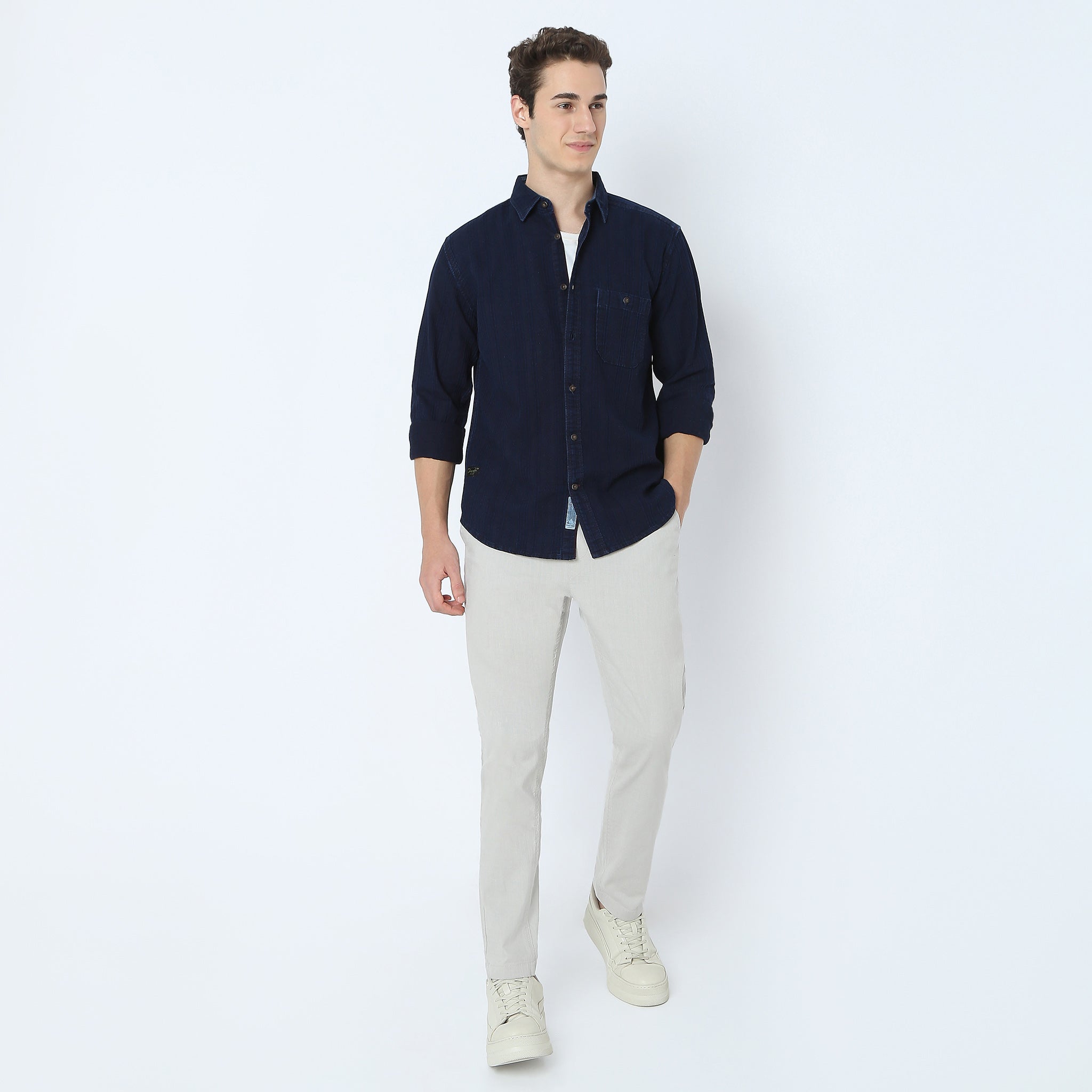 Striped Modern Explorer Cruiser Casual Shirt