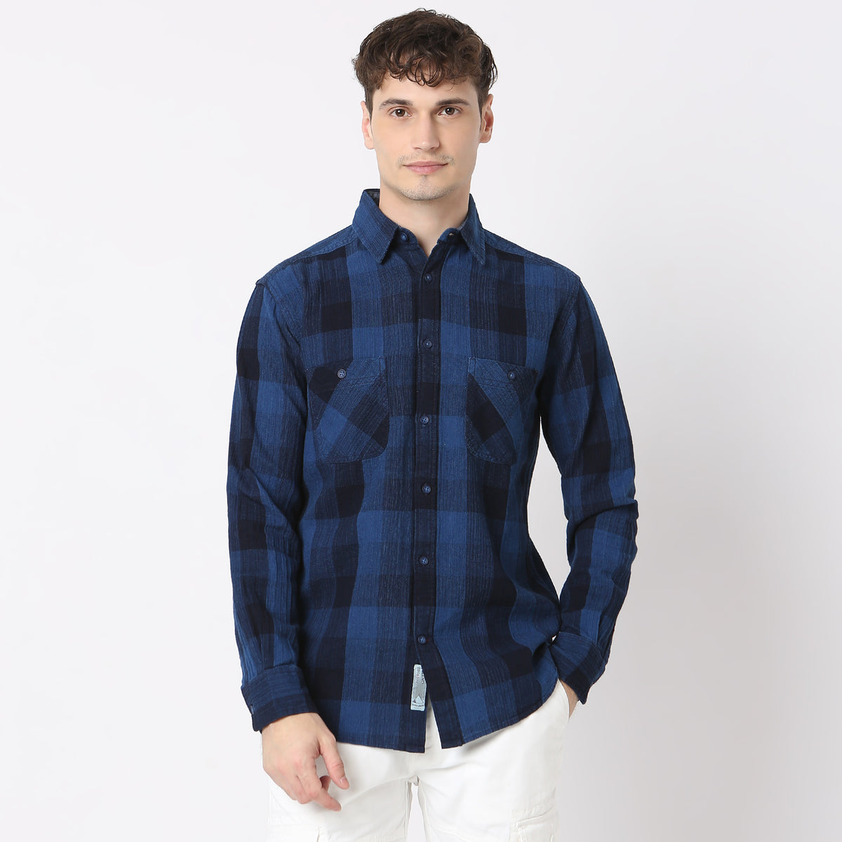 Checkered Modern Indigo Cruiser Shirt