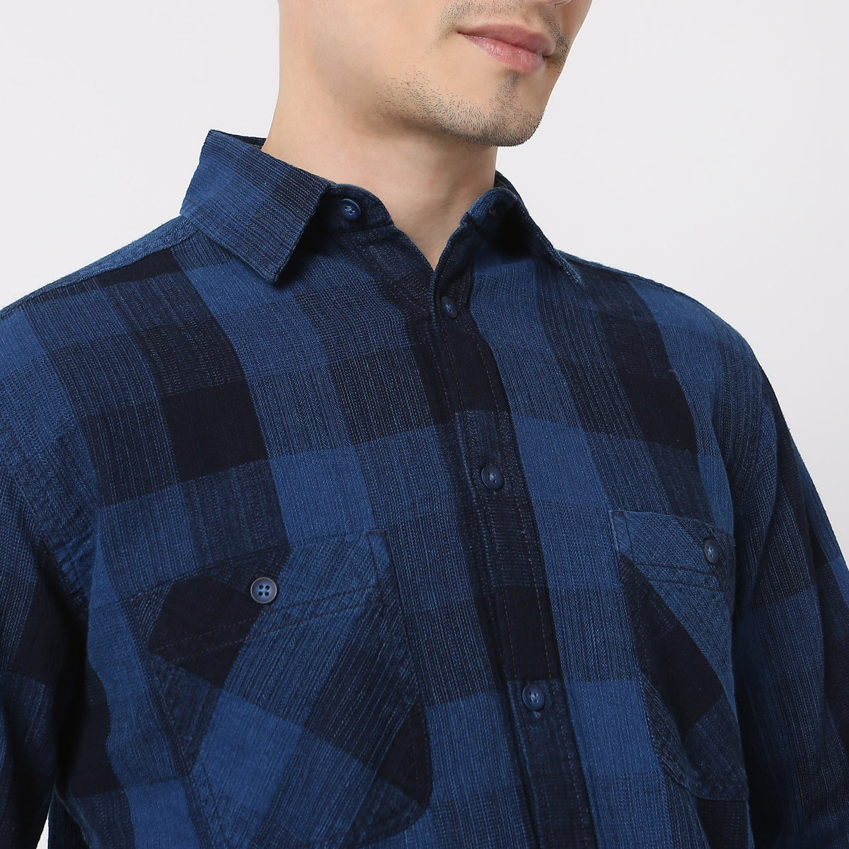 Checkered Modern Indigo Cruiser Shirt