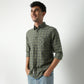 Regular Fit Checkered Shirt Collar Regular Length Shirt