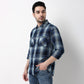 Regular Indigo Check Shirt