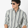 Striped Collar Full Sleeve Shirt