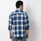 Cruiser Regular Indigo Checkered Shirt