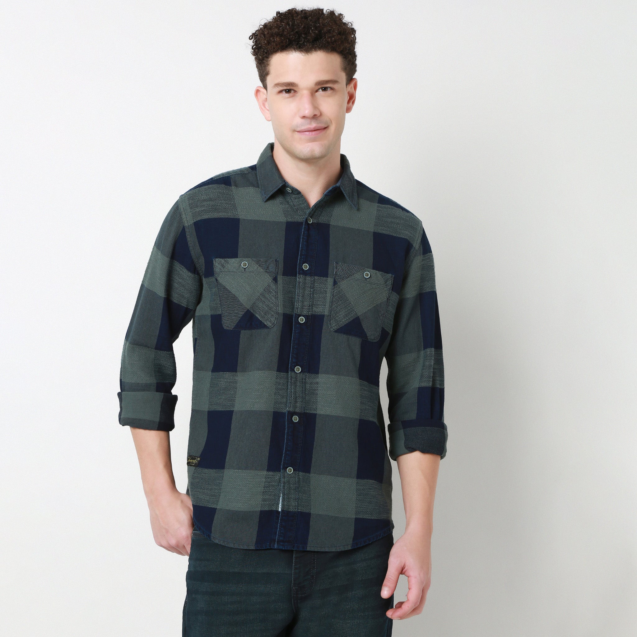 Cruiser Indigo Checkered  Shirt