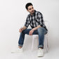 Cruiser Regular Indigo Checkered Shirt