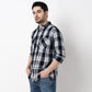 Cruiser Regular Indigo Checkered Shirt