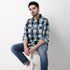 Cruiser Regular Indigo Checkered Shirt