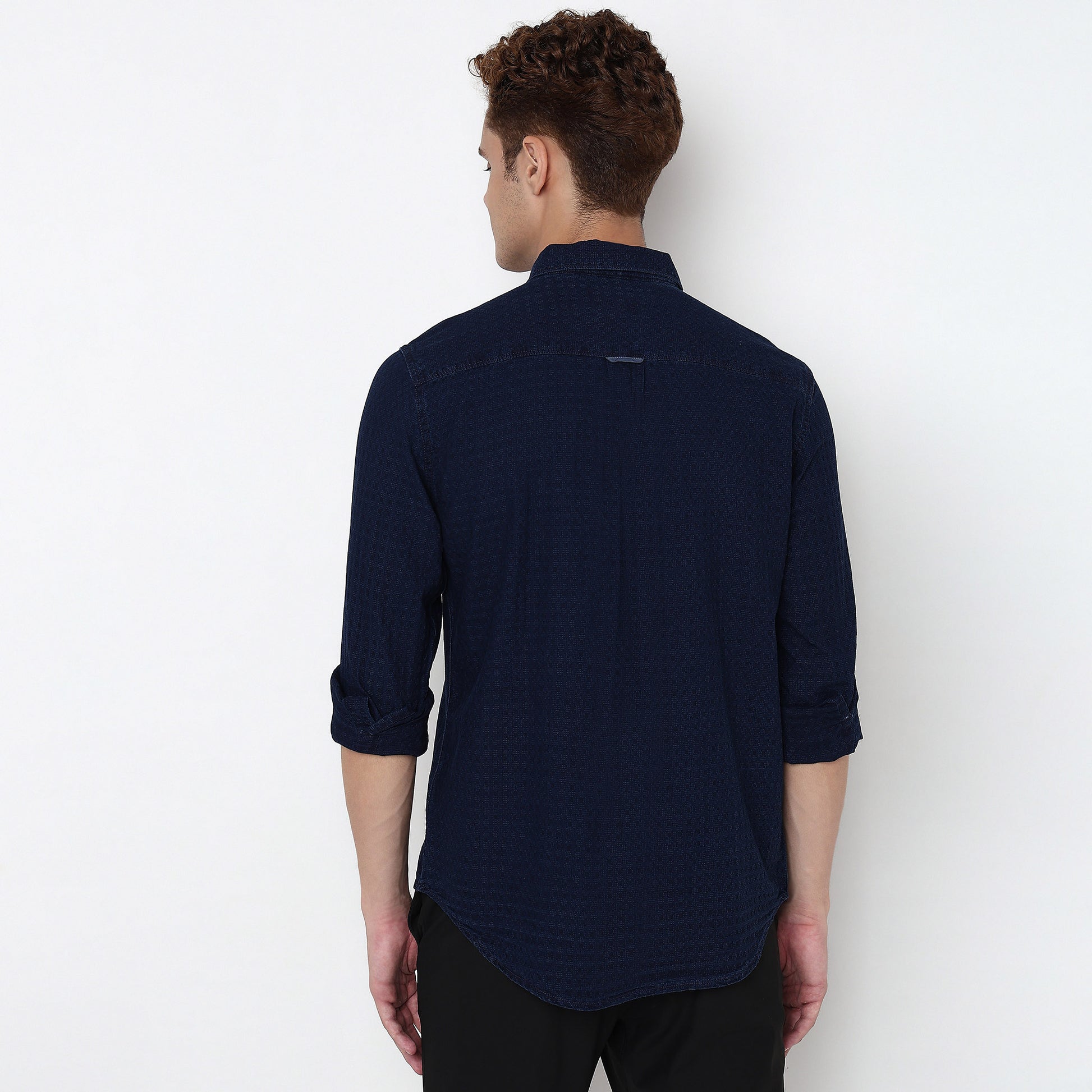 Checkered Indigo Cruiser Shirt