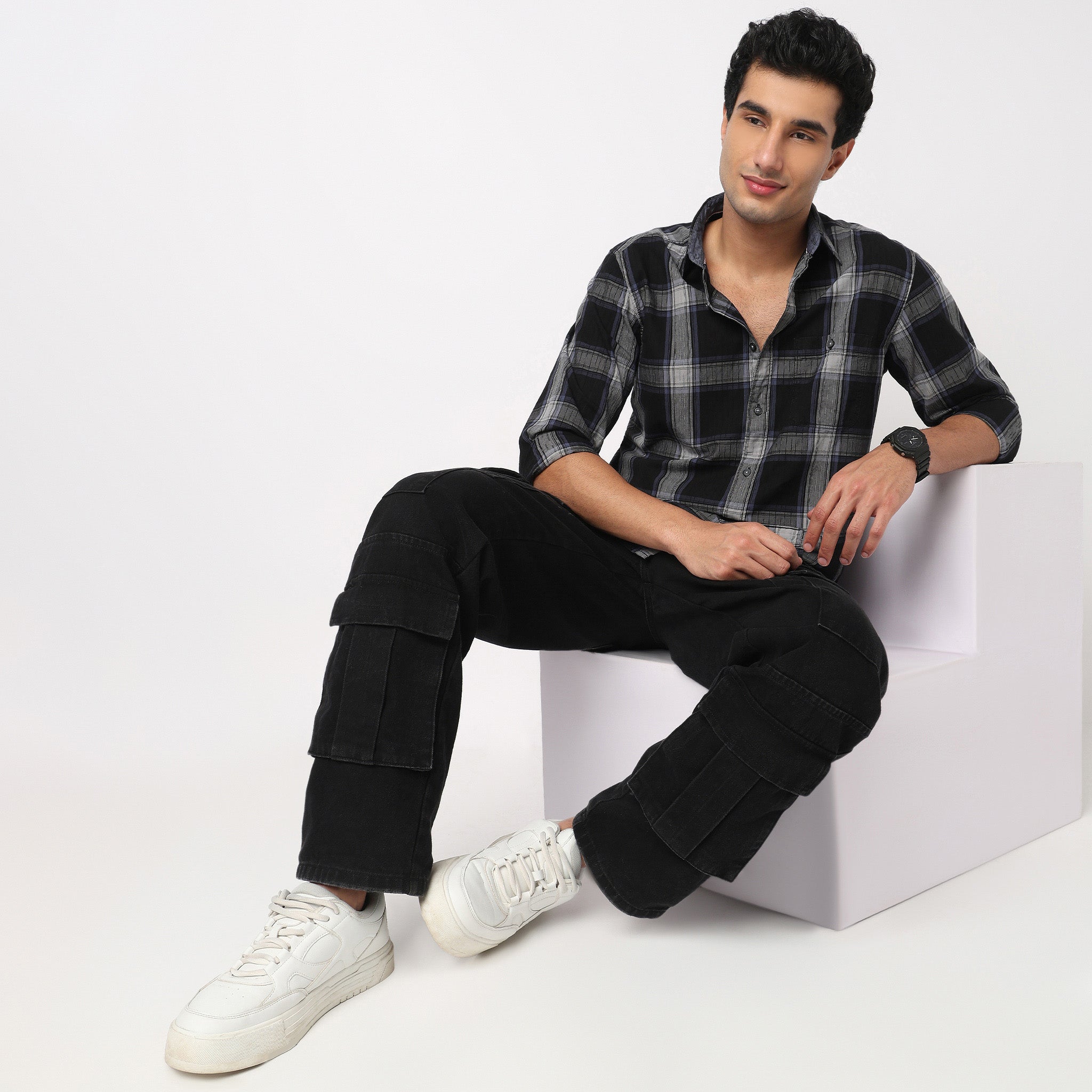 Buy Now - Cotton Checkered Cruiser Shirt - StyleUnion – Style Union