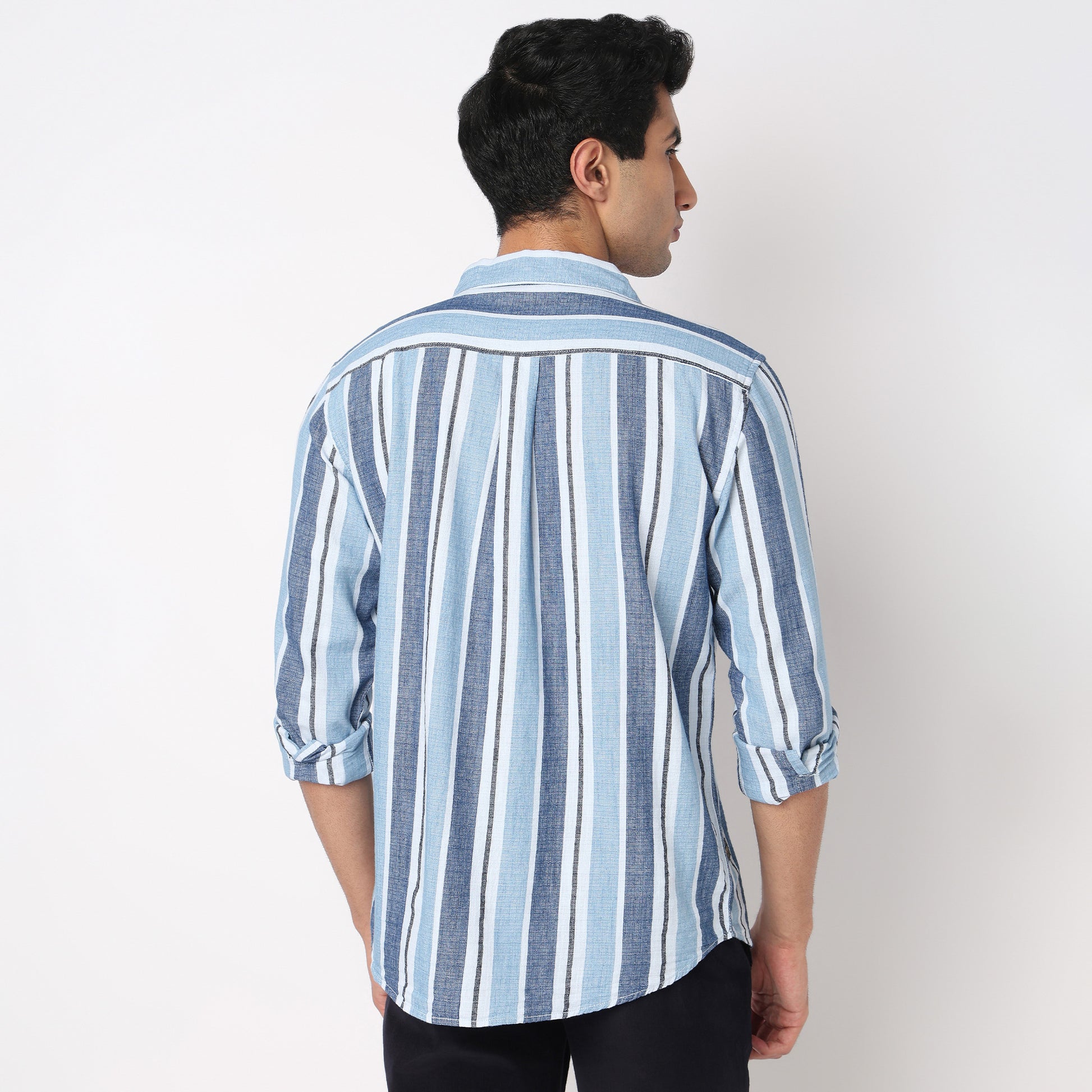 Cotton Striped Cruiser Shirt
