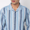 Cotton Striped Cruiser Shirt