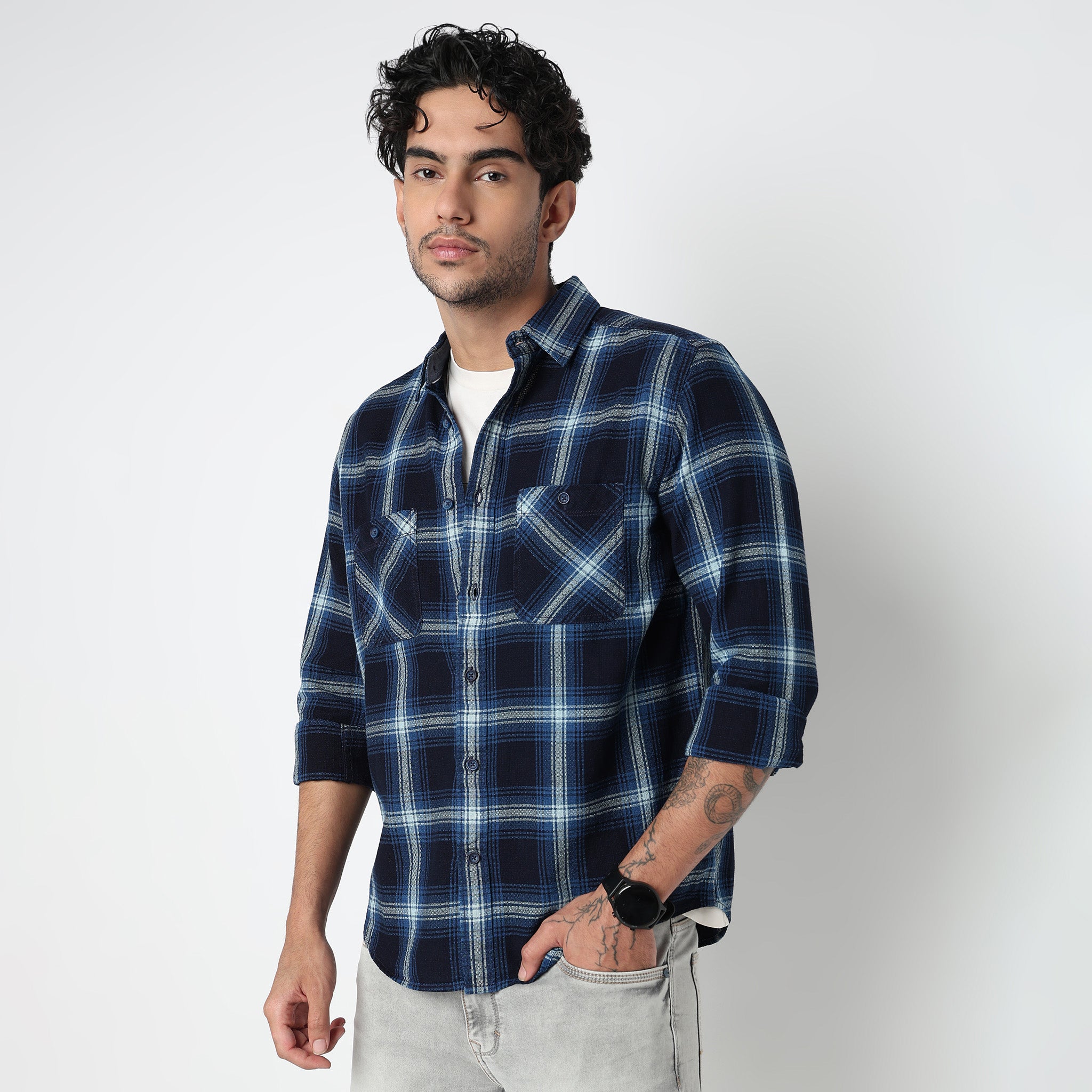 Cotton Checkered Cruiser Shirt