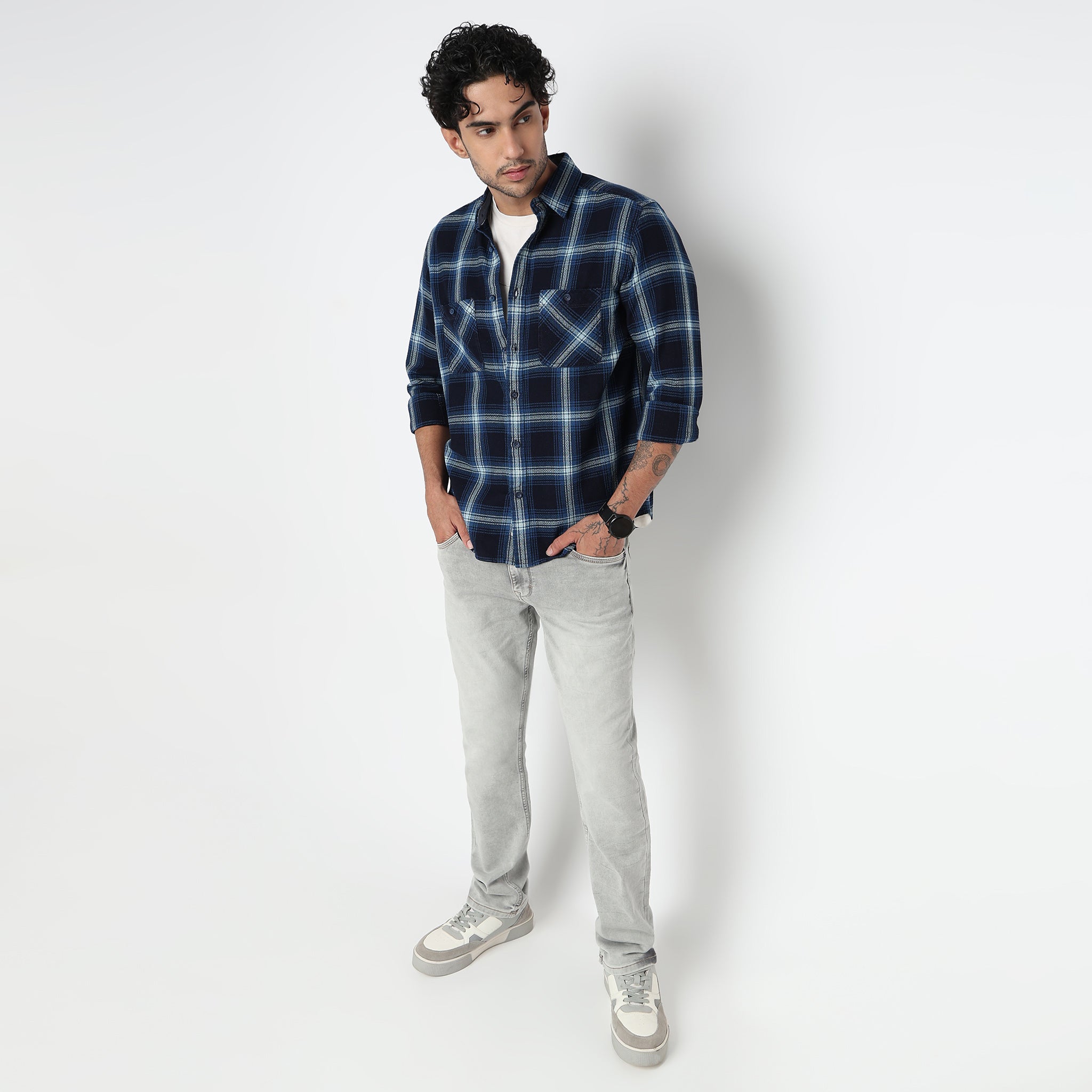 Cotton Checkered Cruiser Shirt