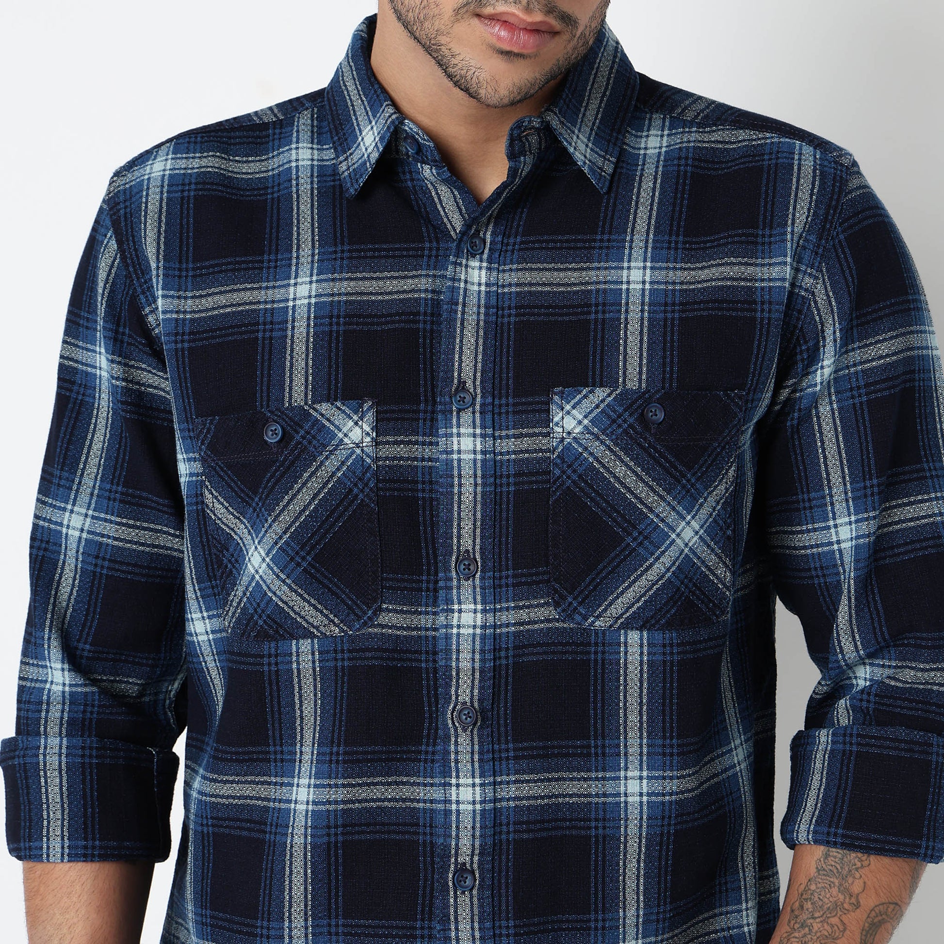 Cotton Checkered Cruiser Shirt