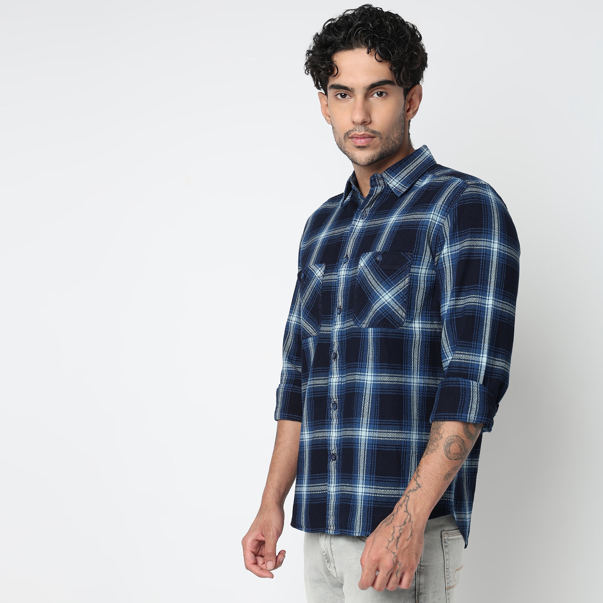 Cotton Checkered Cruiser Shirt