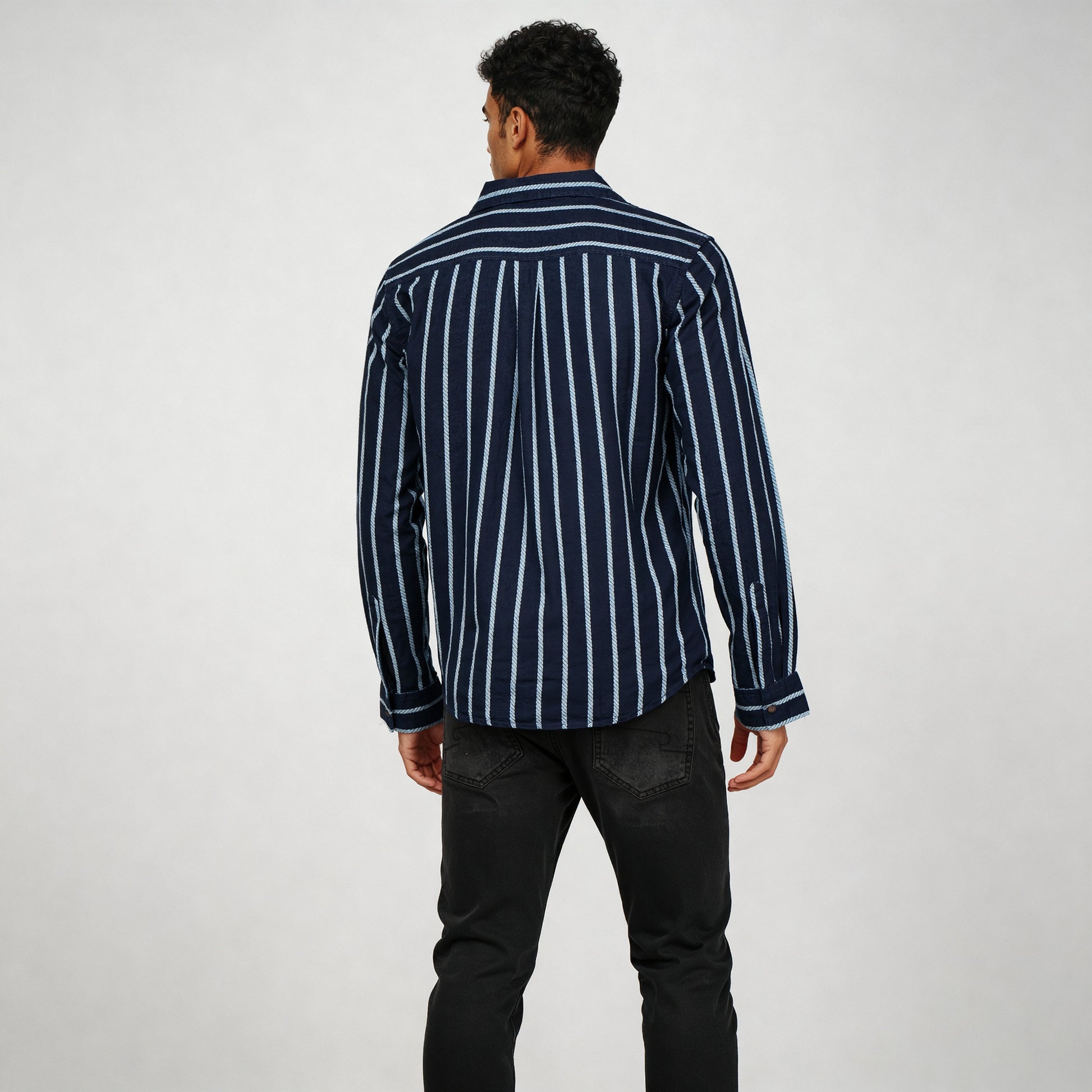 Cotton Striped Cruiser Shirt