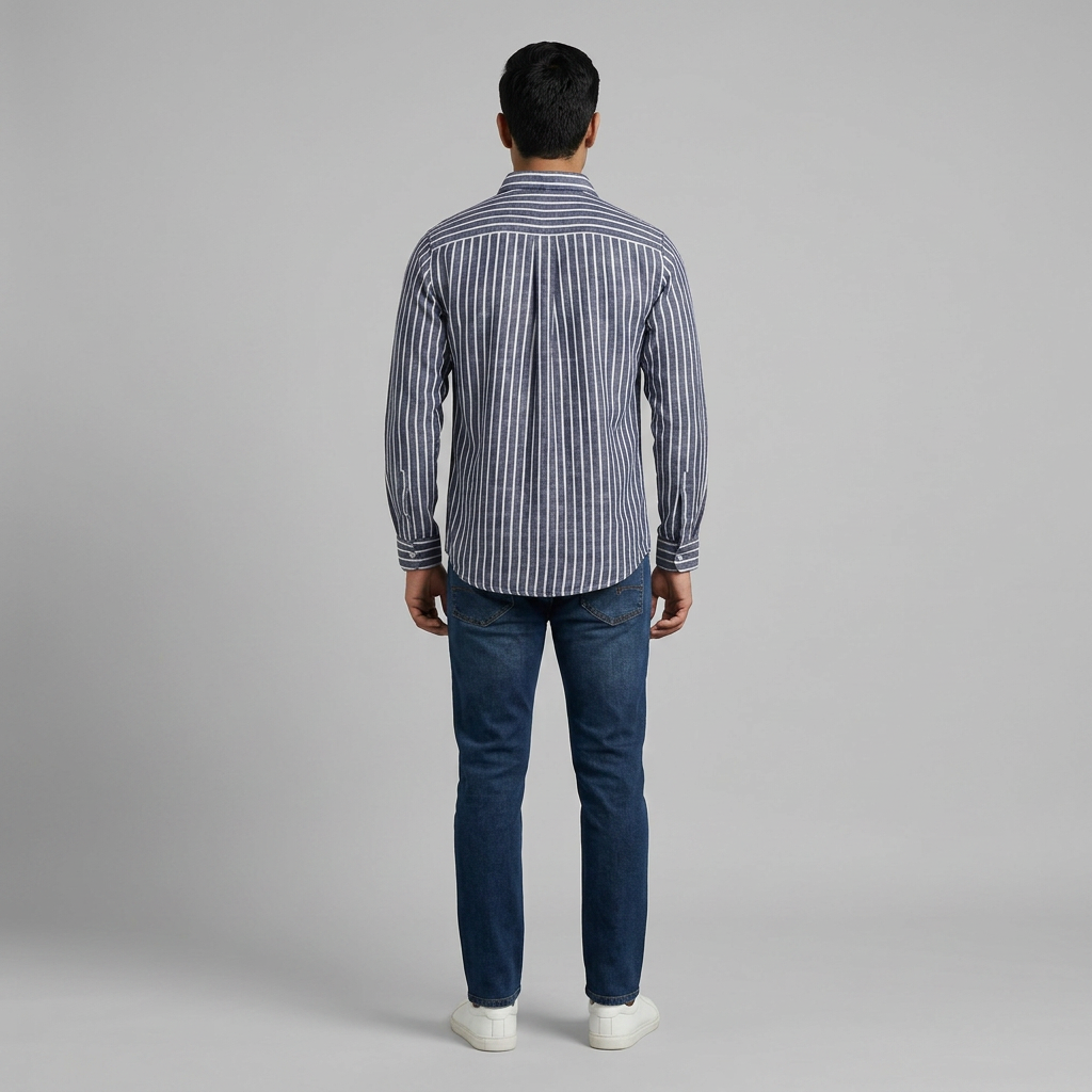 Cotton Striped Cruiser Shirt
