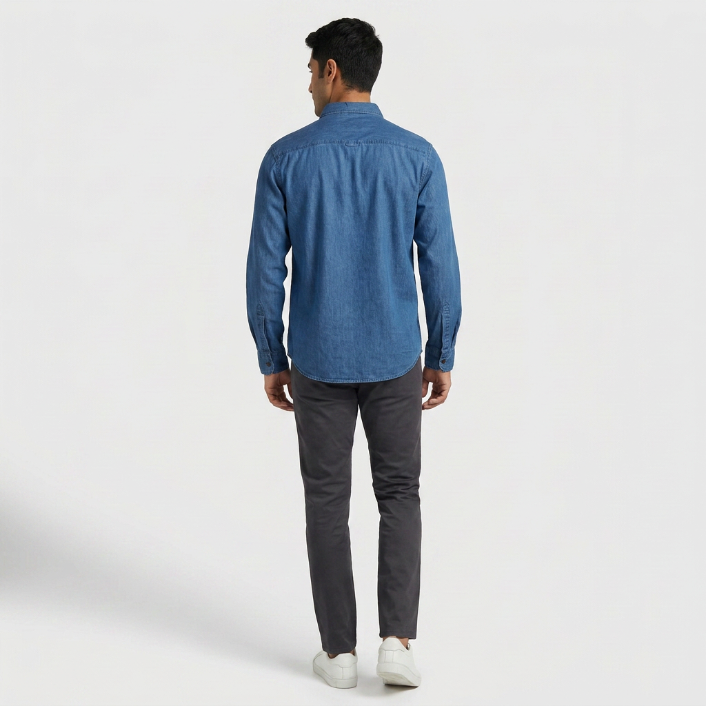Cotton Solid Mountain Shirt