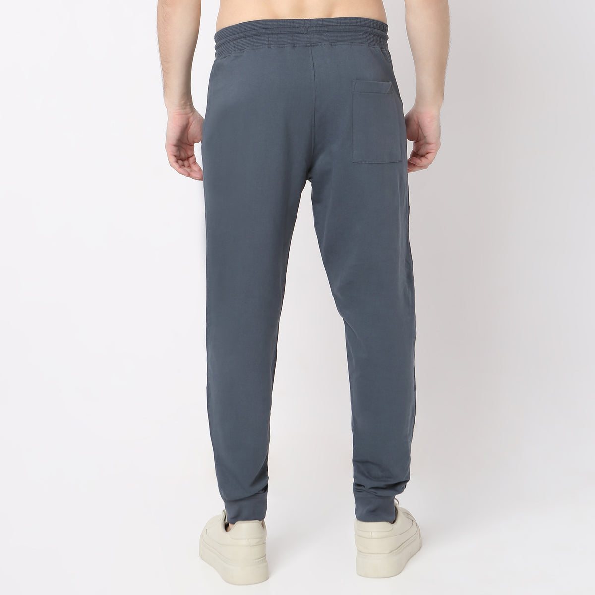 Modern Explorer Stretchable with Ribbed Panel Moto Joggers