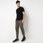 Modern Explorer Stretchable with Ribbed Panel Moto Joggers