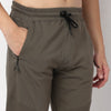 Modern Explorer Stretchable with Ribbed Panel Moto Joggers
