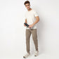 Modern Explorer Stretchable with Ribbed Panel Moto Joggers