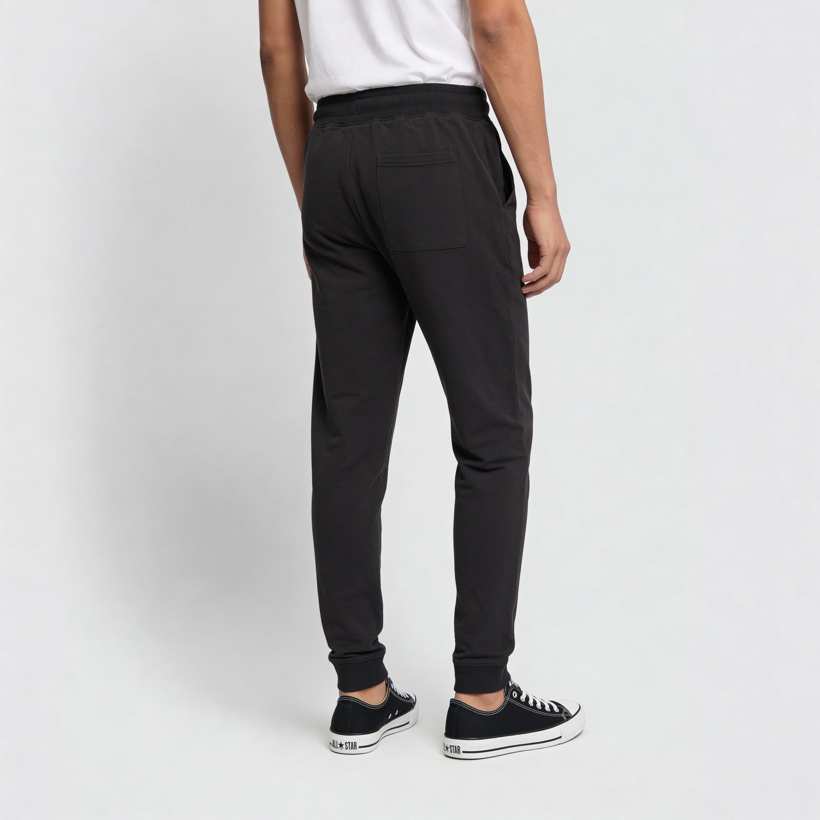 Knitted Solid Moto Jogger