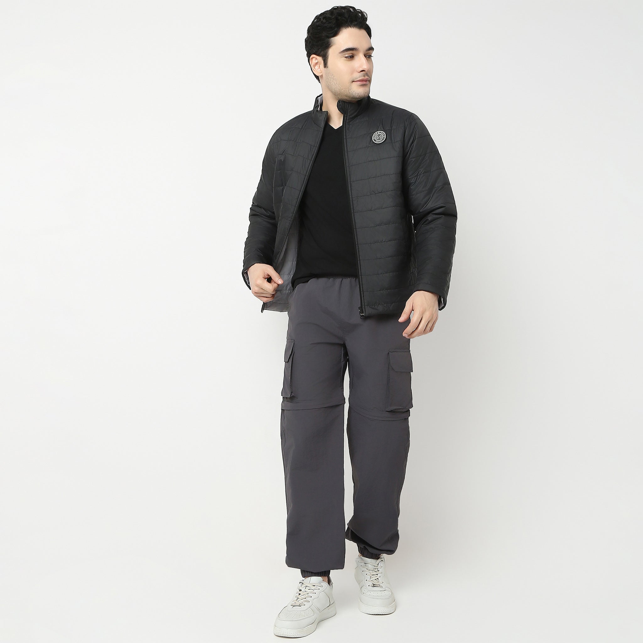 ジャケット・アウター Ethnic Embroided Design No Collar Jacket 別注 STRETCHED HYBRID NO COLLAR JACKET(0 BLACK): White