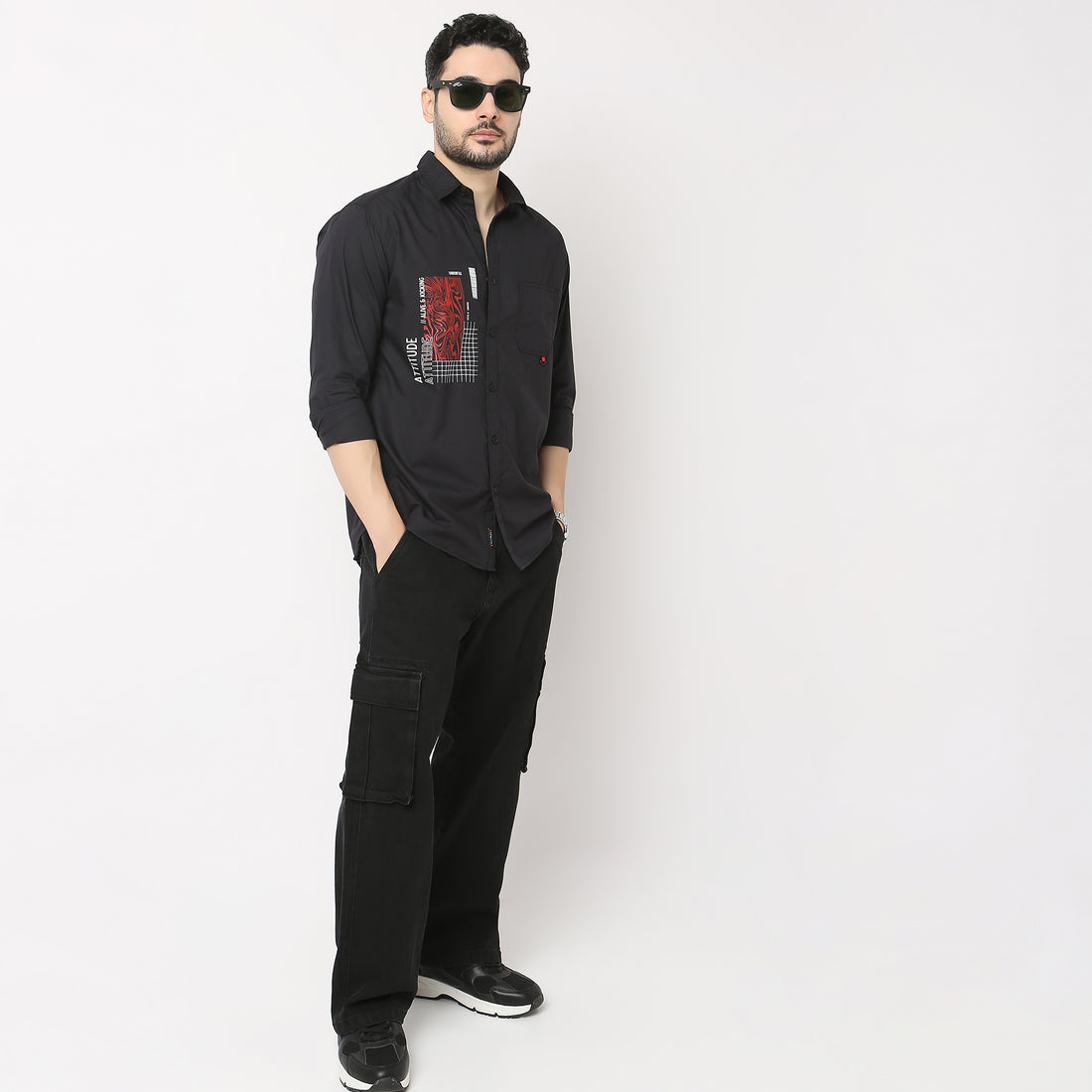Printed Modern Explorer Alpha Shirt