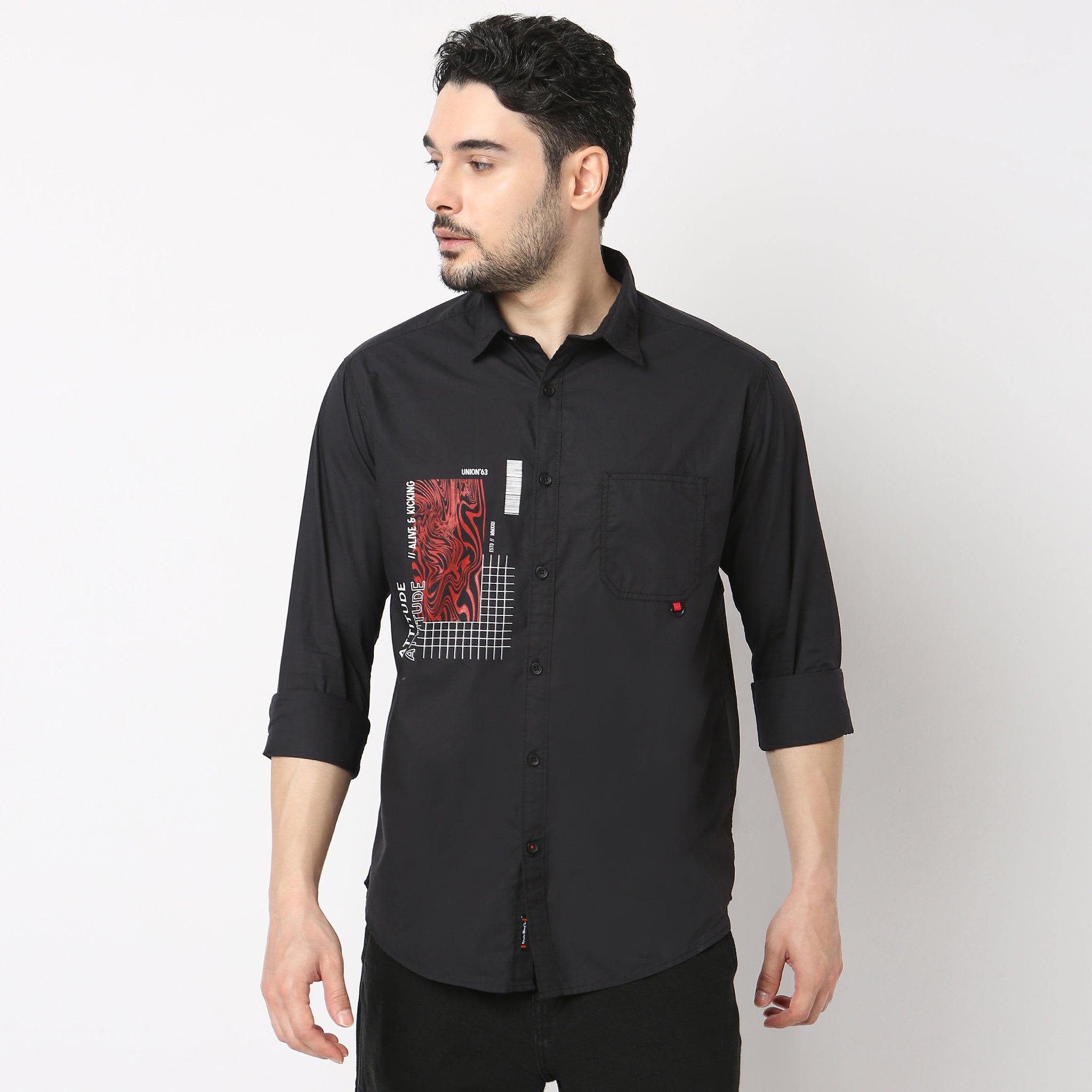 Printed Modern Explorer Alpha Shirt