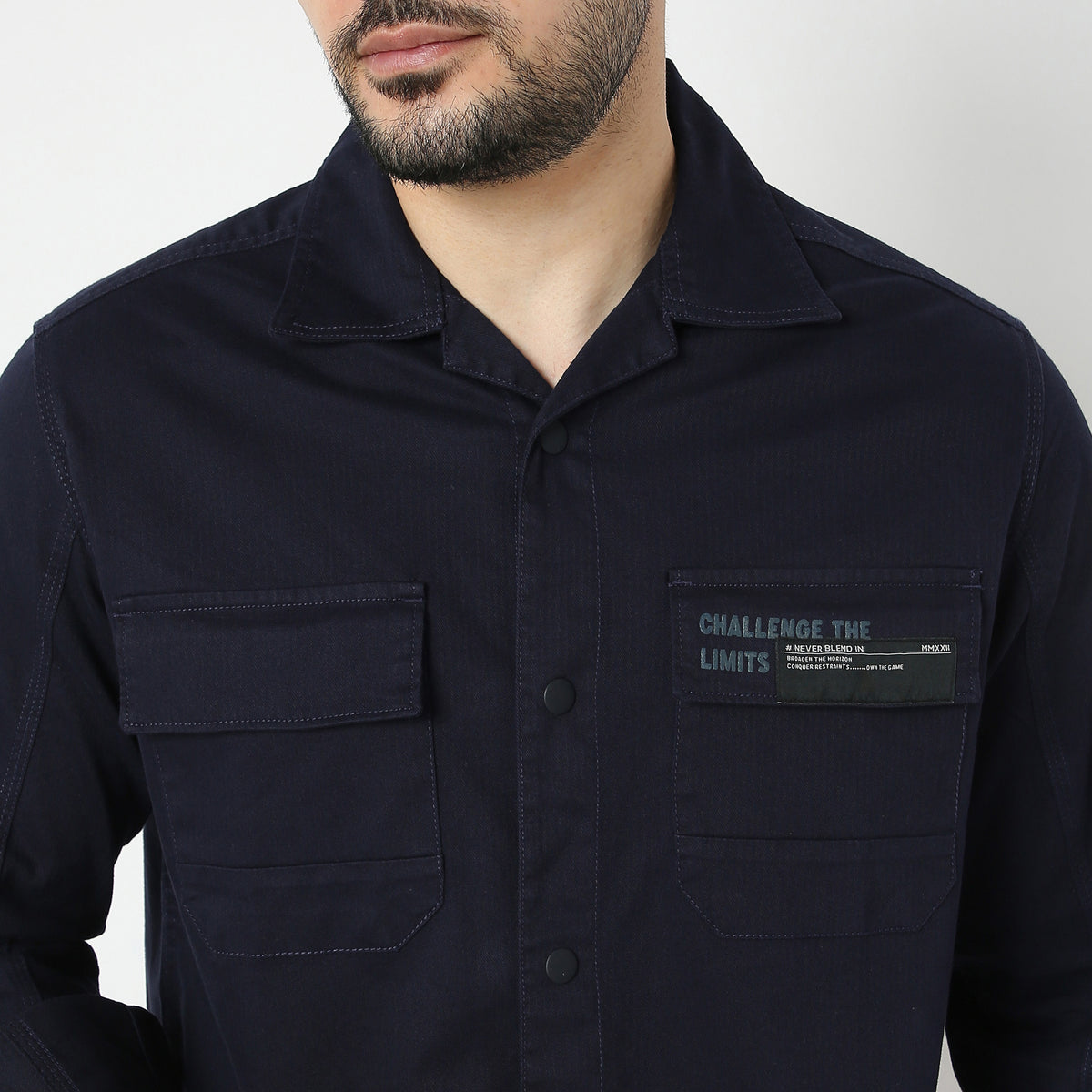 Regular Fit Solid Shirt