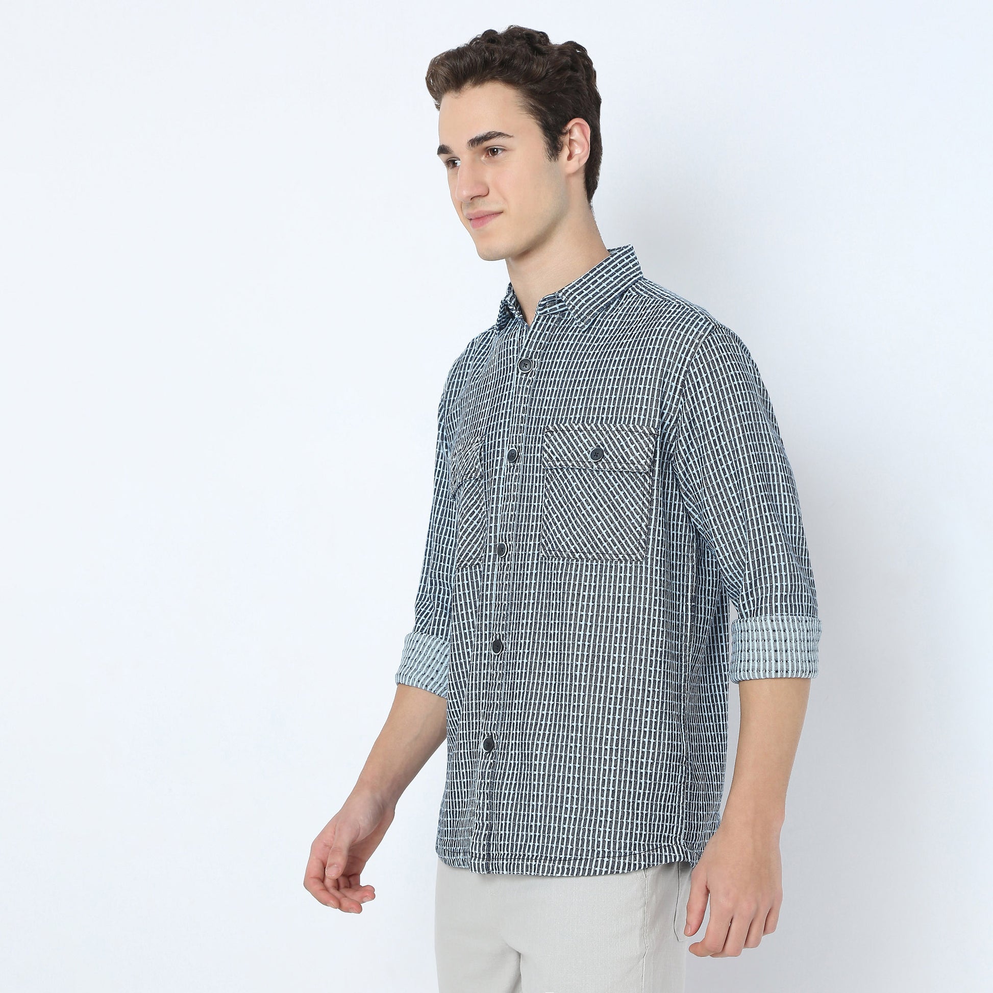 Checkered Outdoorist Cruiser Shacket Casual Shirt