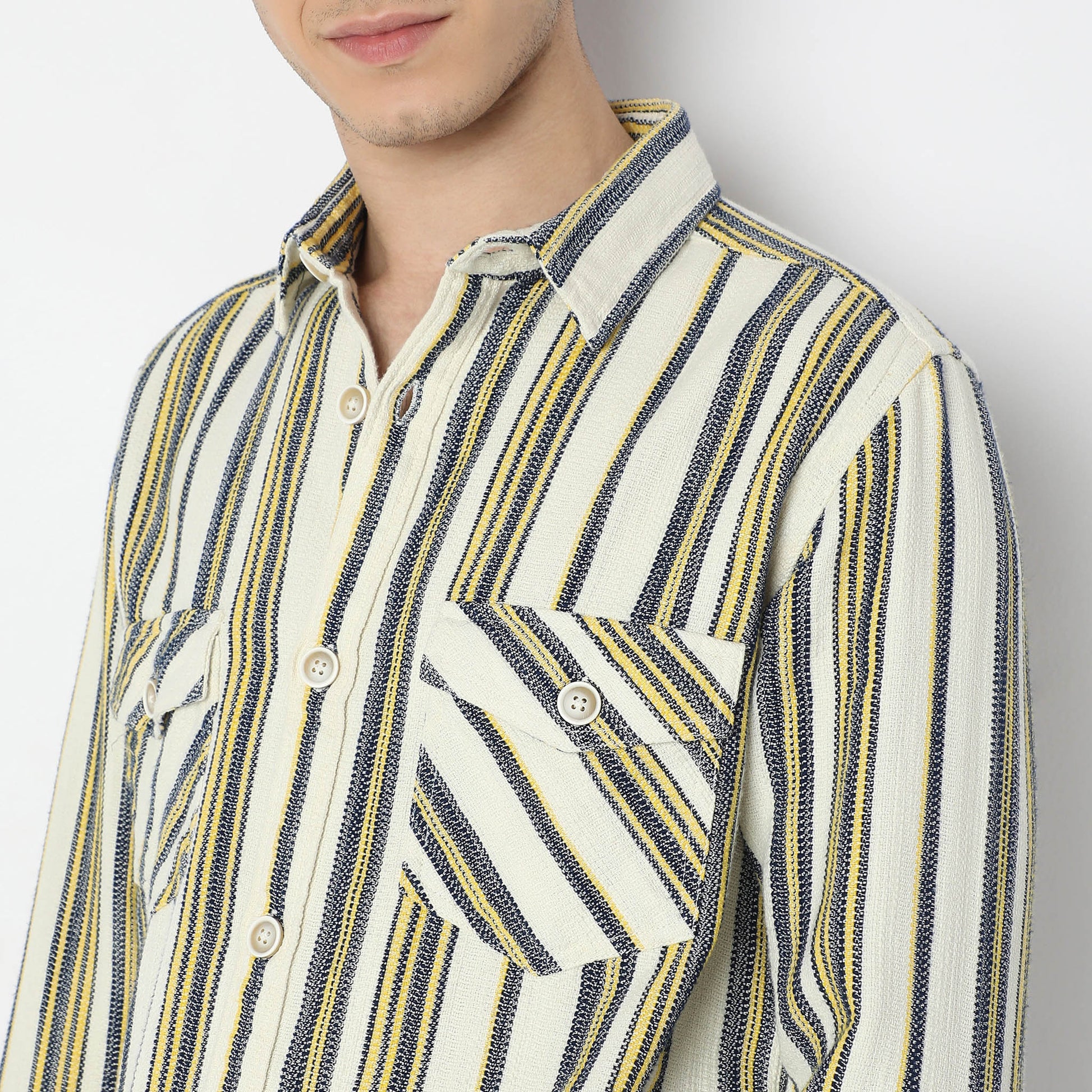 Oversize Striped Shirt