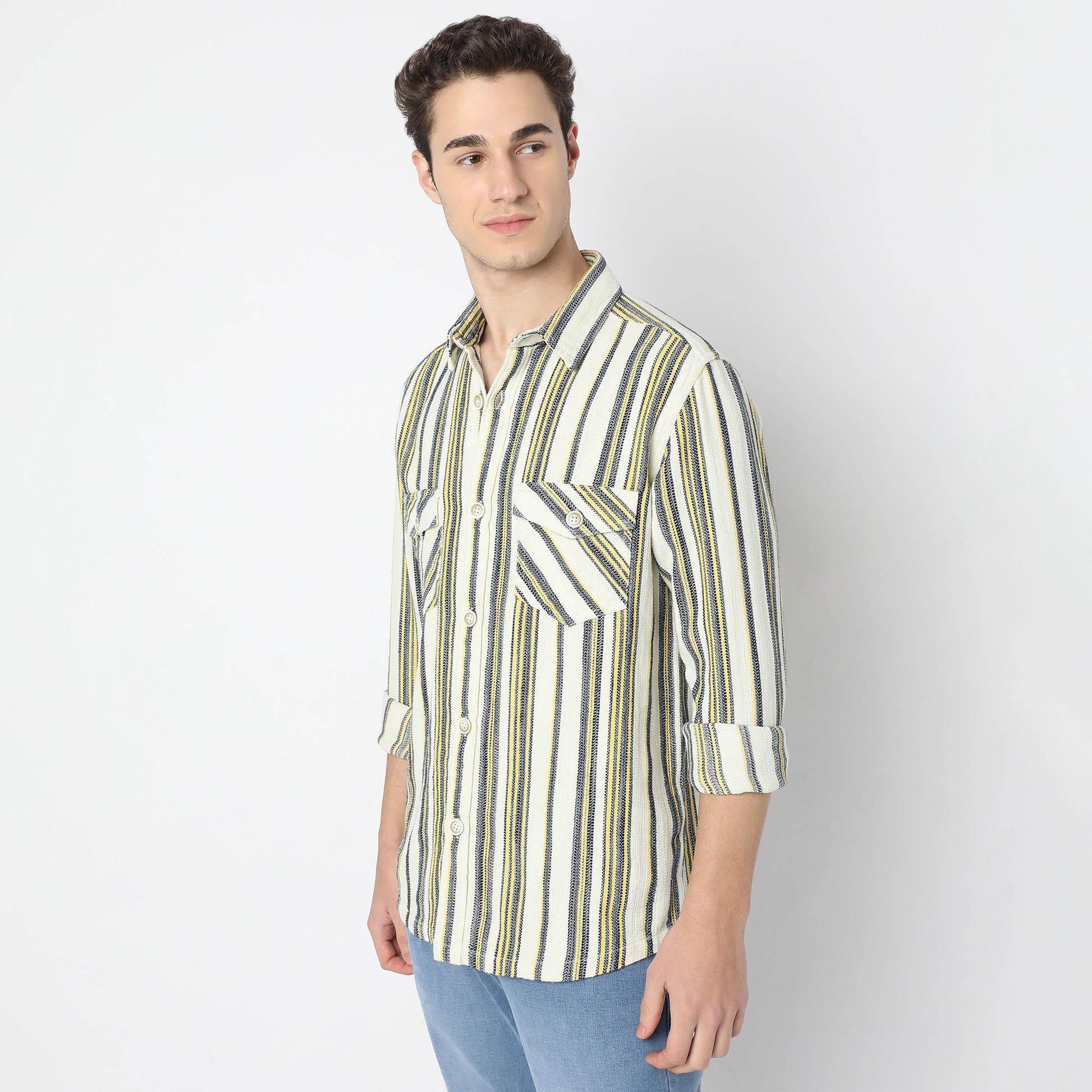 Oversize Striped Shirt