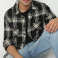 Regular Fit Checkered Shirt Collar Shirt