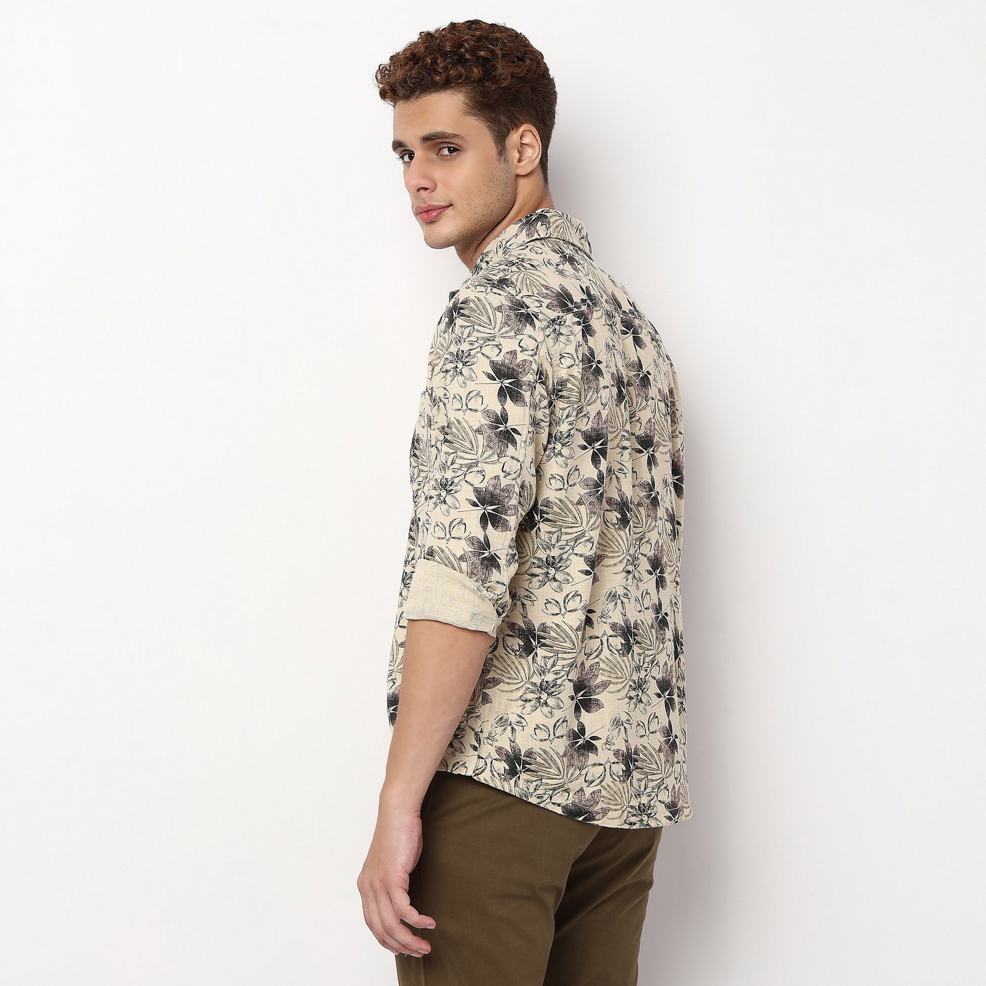 Printed Explorer Shacket Full Sleeve Shirt