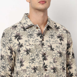 Printed Explorer Shacket Full Sleeve Shirt