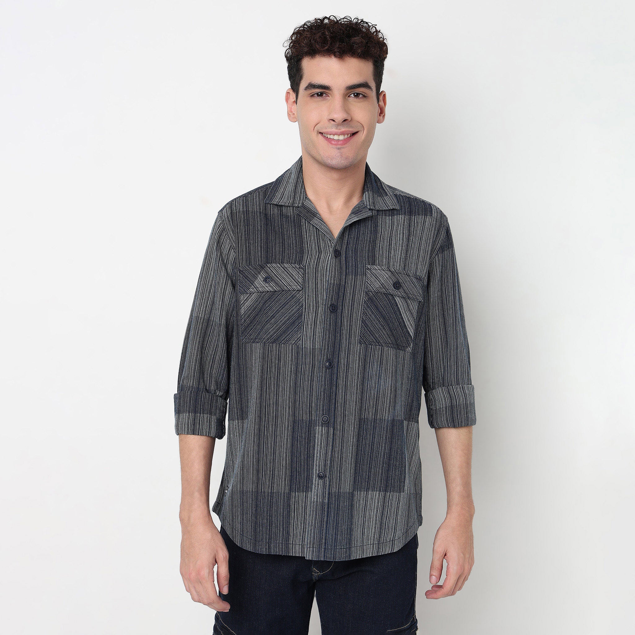 Buy Men Oversize Checkered Full Sleeve Shirt  - Style Union