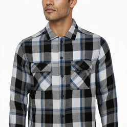 Checkered Cotton Explorer Shacket Shirt