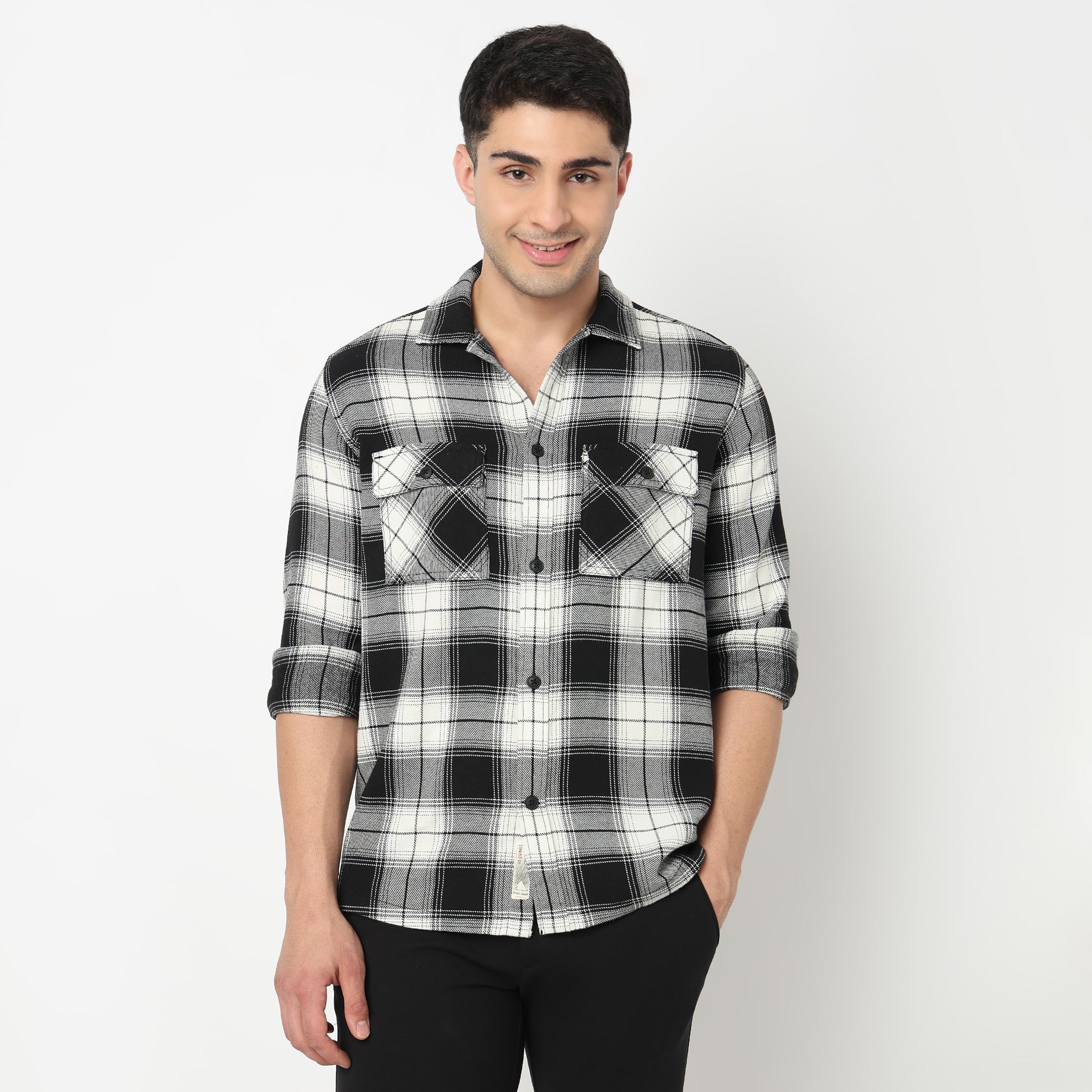 Oversize Checkered Explorer Shacket