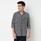 Buy Men Oversize Striped Full Sleeve Shirt  - Style Union