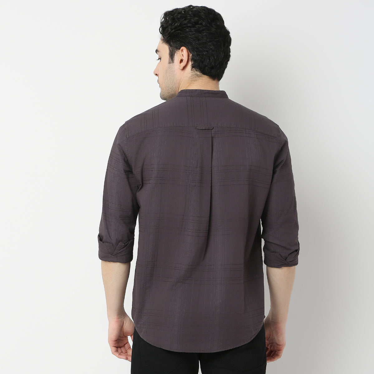 Regular Fit Solid Shirt