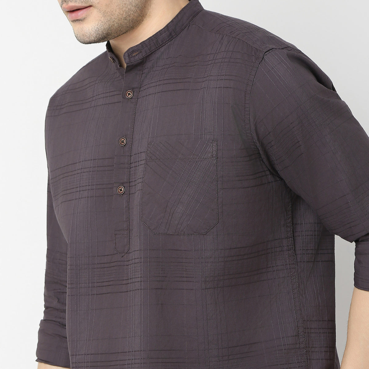 Regular Fit Solid Shirt