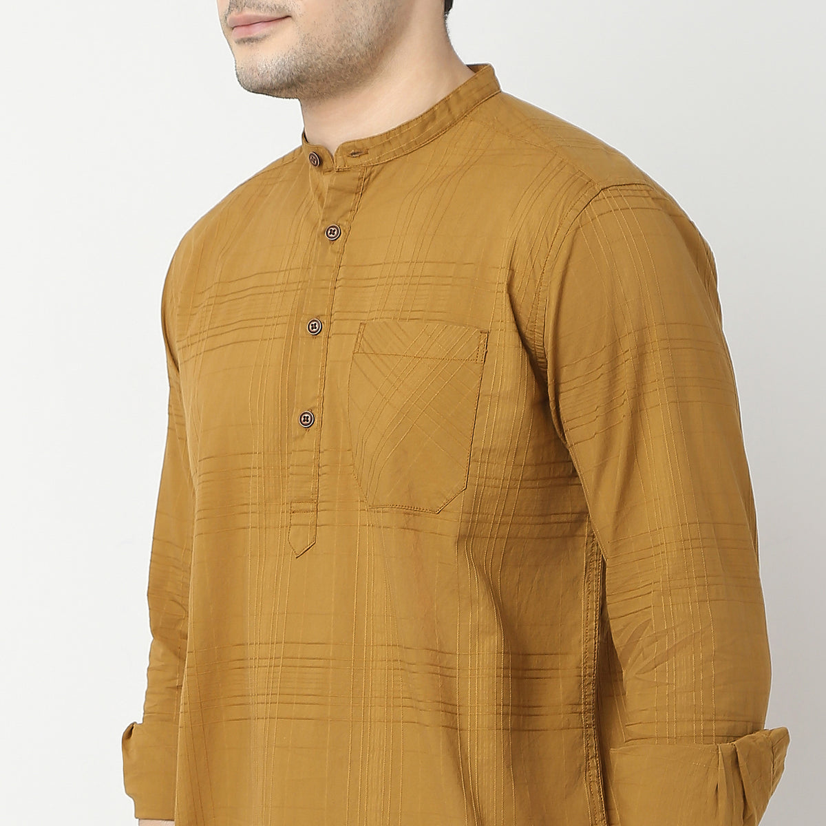 Regular Fit Solid Shirt