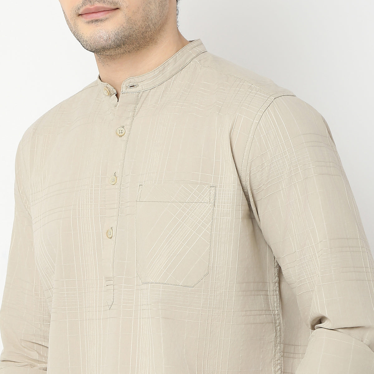 Regular Fit Solid Shirt