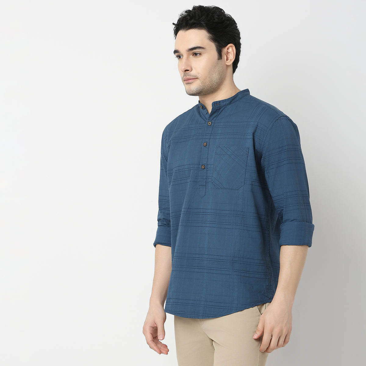 Regular Fit Solid Shirt