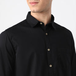 Slim Fit Solid Shirt