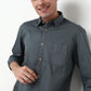 Slim Fit Solid Shirt
