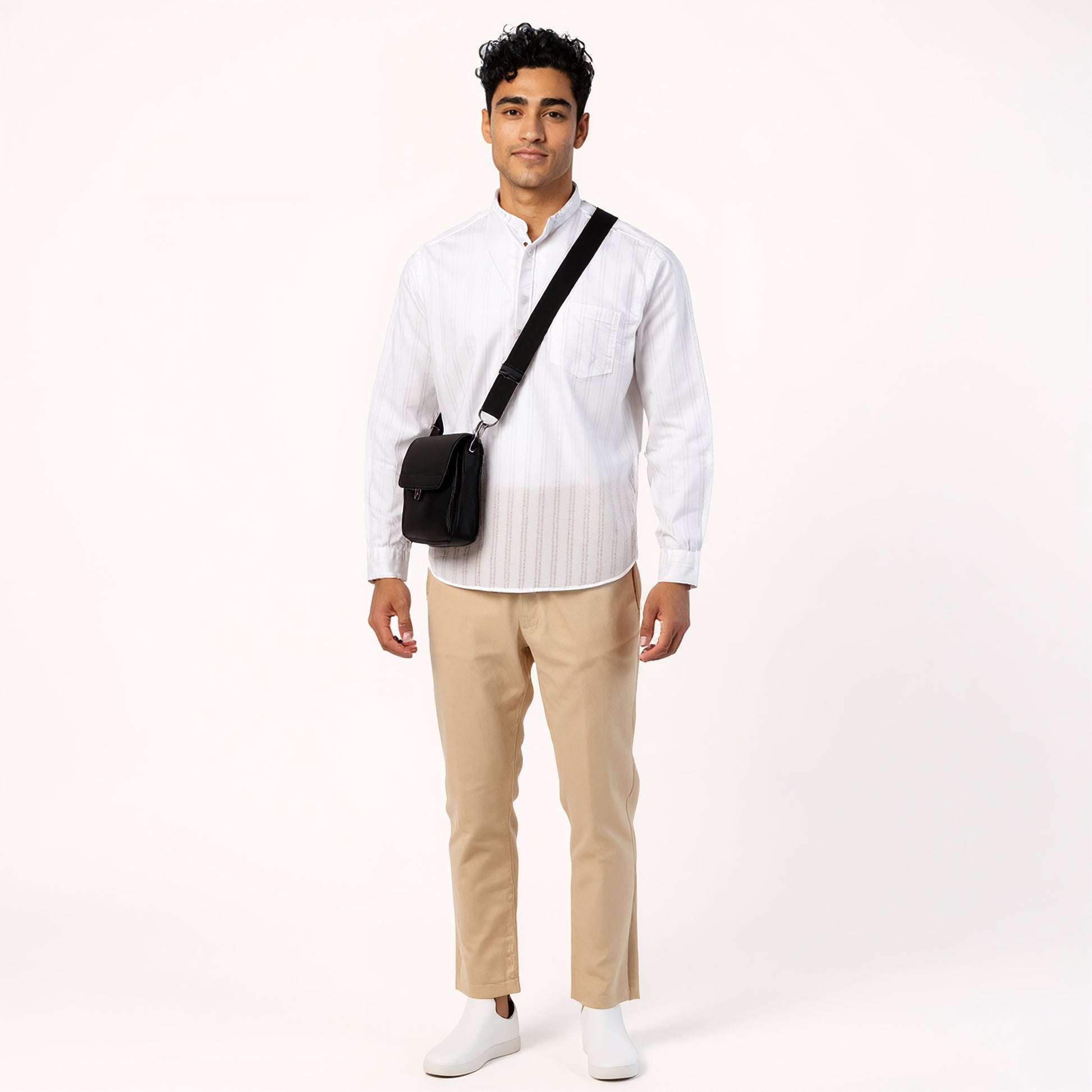 Cotton Striped Camper Shirt